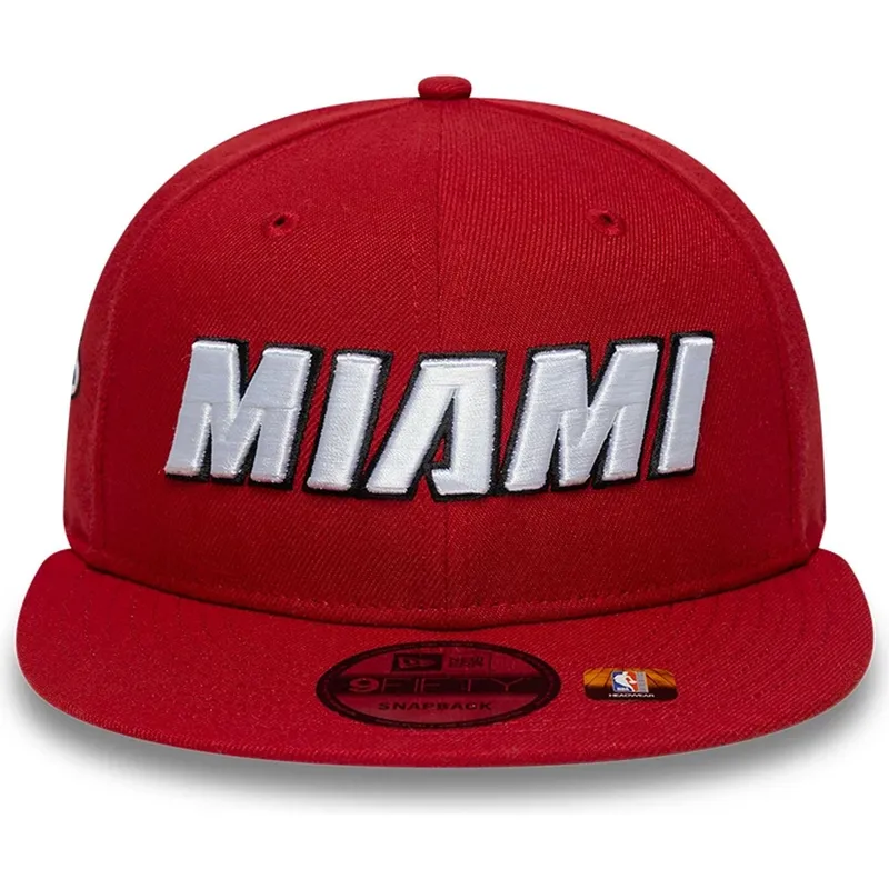 sapkak-lapos-piros-snapback-9fifty-statement-miami-heat-nba-new-era