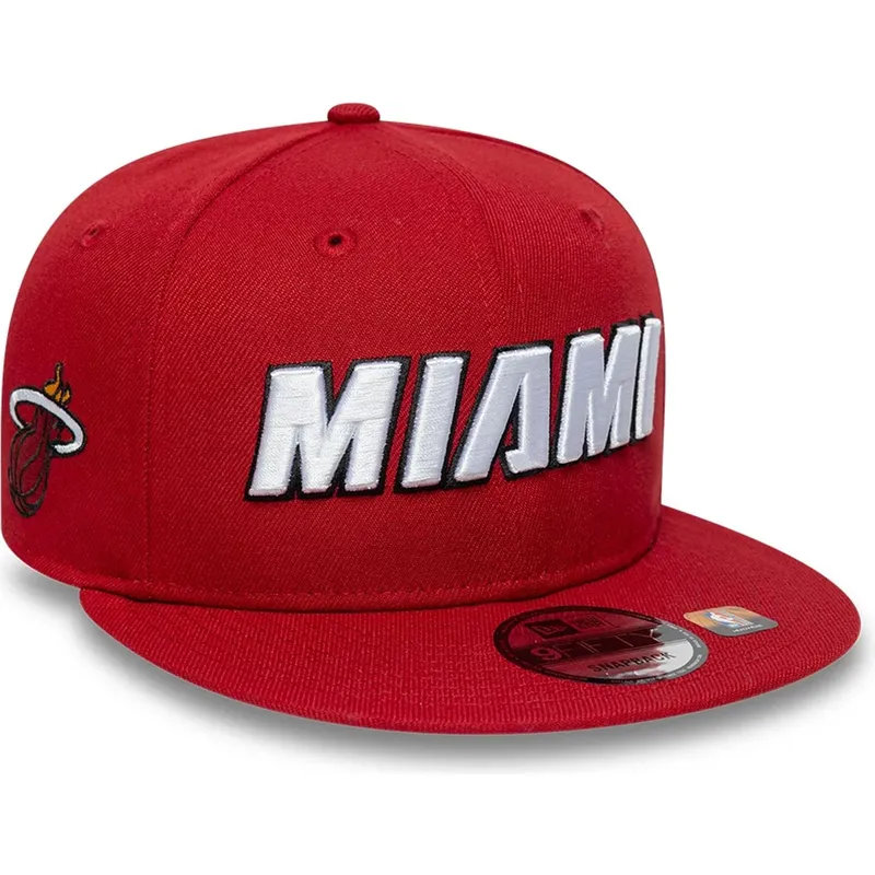 sapkak-lapos-piros-snapback-9fifty-statement-miami-heat-nba-new-era