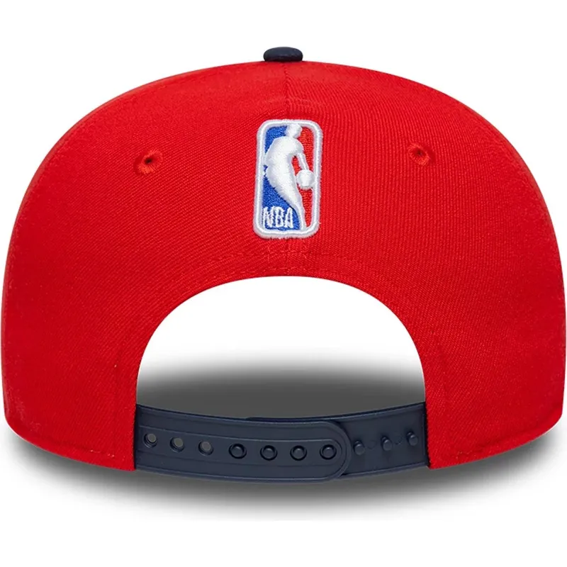 sapkak-lapos-piros-snapback-9fifty-statement-los-angeles-clippers-nba-new-era