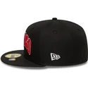 schwarze-enganliegende-59fifty-statement-flat-cap-der-chicago-bulls-nba-von-new-era