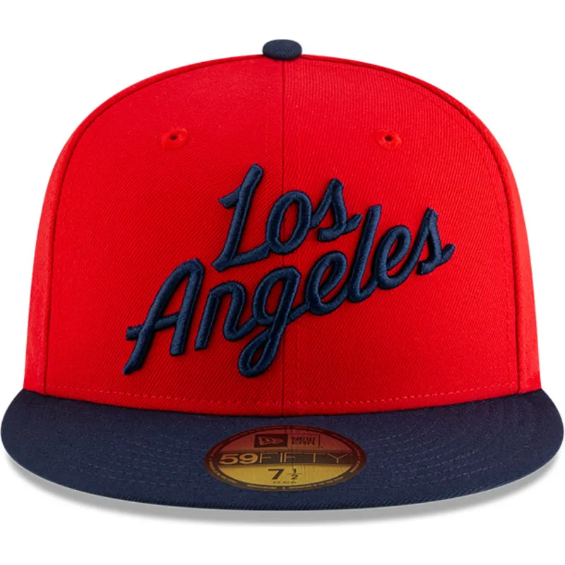 rod-och-marinbla-platt-keps-justerad-59fifty-statement-fran-los-angeles-clippers-nba-av-new-era