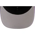 violette-und-schwarze-gebogene-kappe-snapback-9seventy-statement-stretch-snap-der-los-angeles-lakers-nba-von-new-era