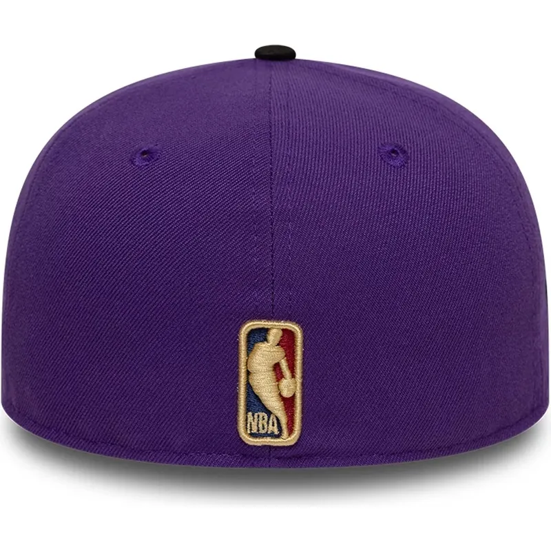 flache-violett-schwarze-anliegende-59fifty-classic-kappe-von-sacramento-kings-nba-von-new-era