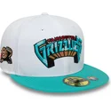 weisse-und-grune-anliegende-flat-cap-59fifty-classic-der-memphis-grizzlies-nba-von-new-era