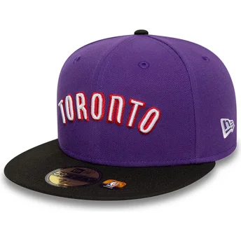 Cap lapos виолетка регулиран 59FIFTY Classic Toronto Raptors NBA New Era