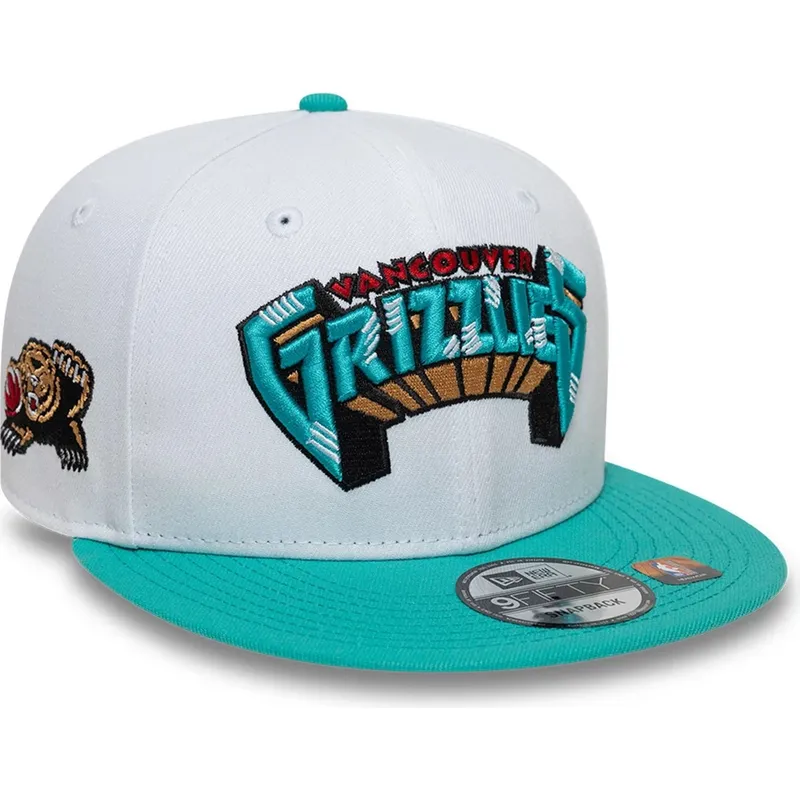sapkak-lapos-zold-snapback-9fifty-classic-memphis-grizzlies-nba-new-era