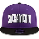 violette-und-schwarze-flache-snapback-kappe-9fifty-classic-der-sacramento-kings-nba-von-new-era
