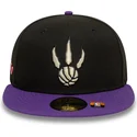 toronto-raptors-nba-new-era-59fifty-classic-svart-och-lila-justerad-flat-keps
