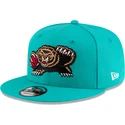 new-era-flat-brim-9fifty-classic-memphis-grizzlies-nba-green-snapback-cap