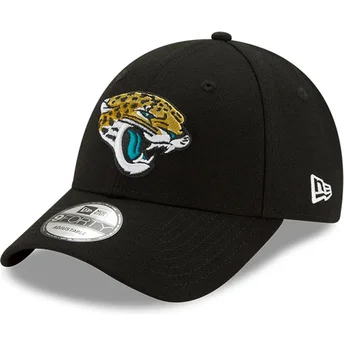 New Era Curved Brim 9FORTY The League Jacksonville Jaguars NFL Black Adjustable Cap