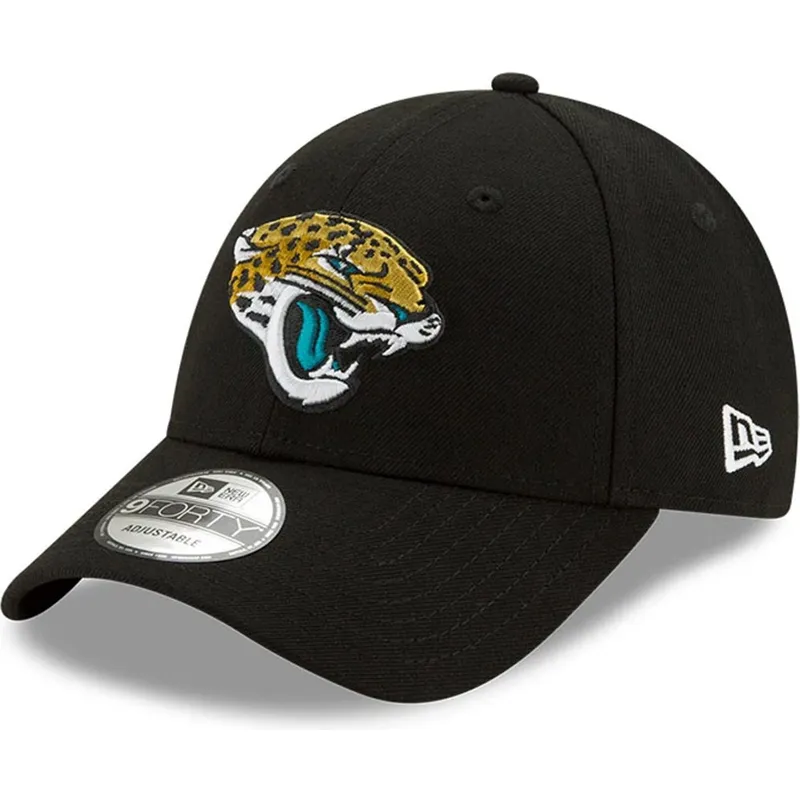 svart-justerbar-kurvad-keps-9forty-the-league-fran-jacksonville-jaguars-nfl-av-new-era