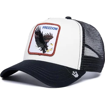 vit-truckerkeps-med-orn-freedom-fran-goorin-bros