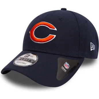 Sapkák ívelt sötétkék állítható pánt 9FORTY The League Chicago Bears NFL New Era
