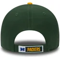 grune-verstellbare-curved-cap-9forty-the-league-der-green-bay-packers-nfl-von-new-era