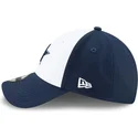 new-era-curved-brim-9forty-the-league-dallas-cowboys-nfl-adjustable-cap-weiss-und-marineblau