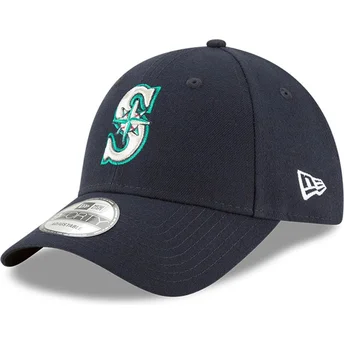 Sapkák ívelt sötétkék állítható 9FORTY The League Seattle Mariners MLB New Era