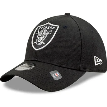 Svart böjd justerbar keps 9FORTY The League från Las Vegas Raiders NFL av New Era