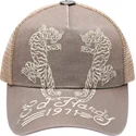 sapkak-ivelt-bezs-snapback-desert-tiger-ed-hardy