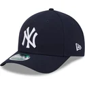 new-era-new-york-yankees-mlb-m-crown-player-replica-9forty-marinbla-snapback-kurvad-keps