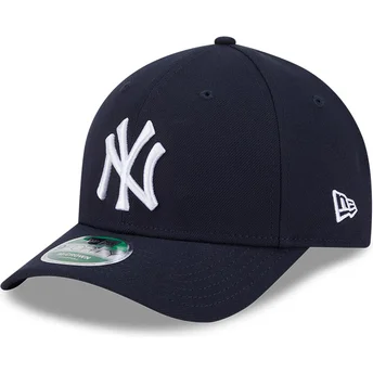 New Era New York Yankees MLB M-Crown Player Replica 9FORTY Marinblå Snapback Kurvad Keps