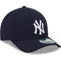 new-era-new-york-yankees-mlb-m-crown-player-replica-9forty-marinbla-snapback-kurvad-keps