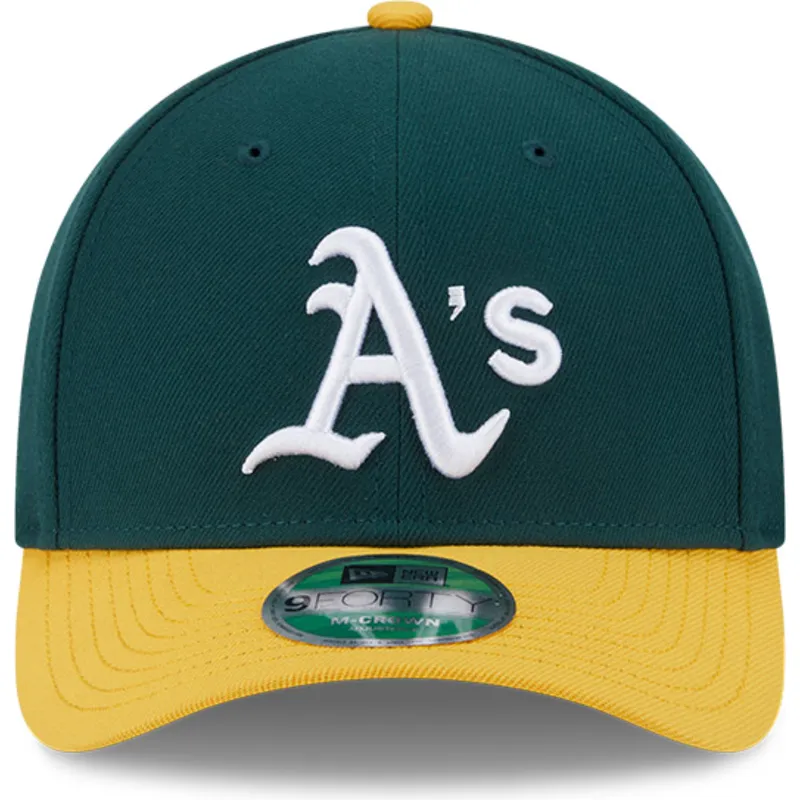 cap-ivelt-zelen-snapbek-9forty-m-crown-player-replica-oakland-athletics-mlb-new-era