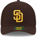 brun-bojd-snapback-keps-9forty-m-crown-player-replica-av-san-diego-padres-mlb-fran-new-era