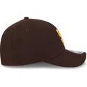 braune-gebogene-snapback-kappe-9forty-m-crown-player-replica-der-san-diego-padres-mlb-von-new-era