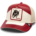 trucker-cap-rot-und-weiss-stier-moto-lamba-raging-the-farm-von-goorin-bros