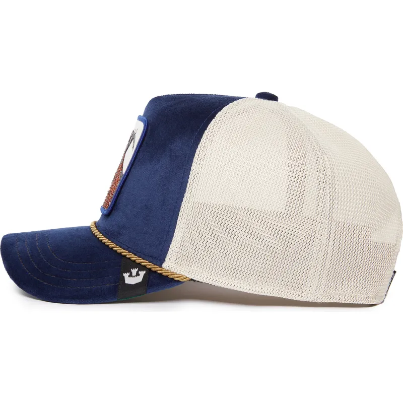 sapkak-ivelt-kek-snapback-sapphire-goat-the-farm-jewel-tones-the-farm-goorin-bros