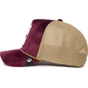 lila-trucker-kappe-biene-amethyst-queen-the-farm-jewel-tones-von-goorin-bros