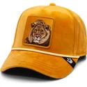 gelbe-gebogene-snapback-kappe-lowe-lion-royalty-the-farm-von-goorin-bros