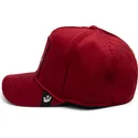 rote-snapback-kappe-mit-gebogenem-schirm-drache-dragon-royalty-the-farm-von-goorin-bros