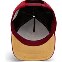 rote-snapback-kappe-mit-gebogenem-schirm-drache-dragon-royalty-the-farm-von-goorin-bros