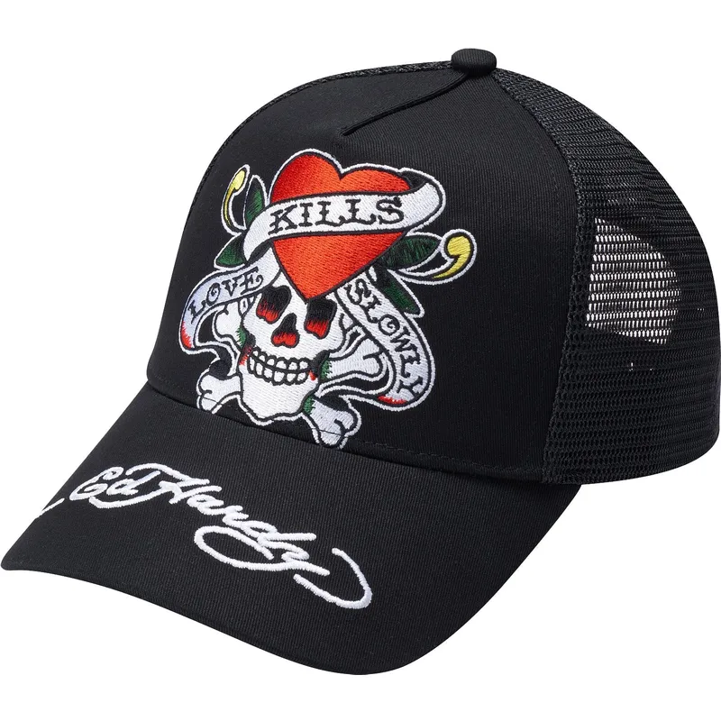 sapkak-ivelt-fekete-snapback-love-kills-slowly-ed-hardy