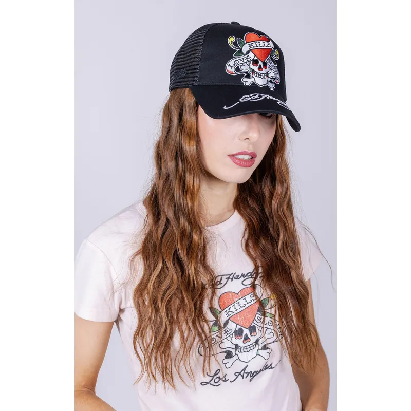 ed-hardy-love-kills-slowly-schwarze-trucker-kappe