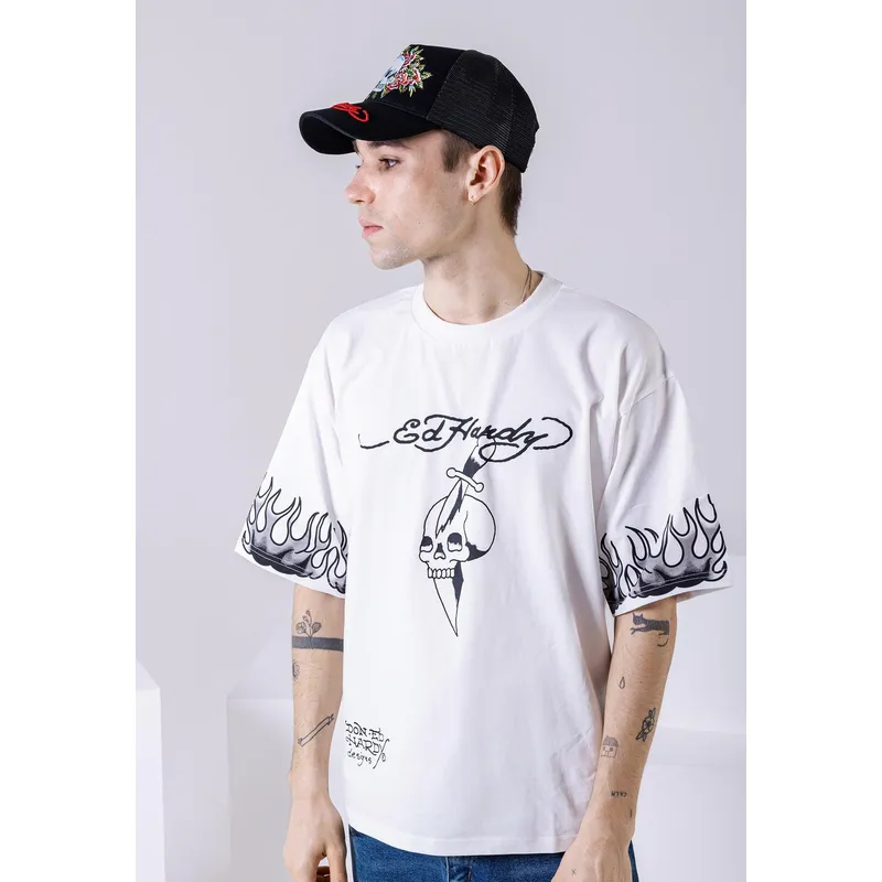 ed-hardy-skull-rose-trucker-cap-schwarz ed-hardy-skull-rose-trucker-cap-schwarz