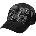 svart-trucker-keps-duo-black-snake-fran-ed-hardy