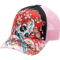 schwarze-und-rosa-trucker-kappe-beautiful-ghost-von-ed-hardy
