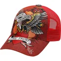 sapkak-ivelt-piros-snapback-brave-hearts-ed-hardy