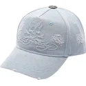 sapkak-ivelt-kek-allithato-denim-embossed-skull-ed-hardy