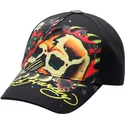 verstellbare-schwarze-skull-chopper-kappe-von-ed-hardy