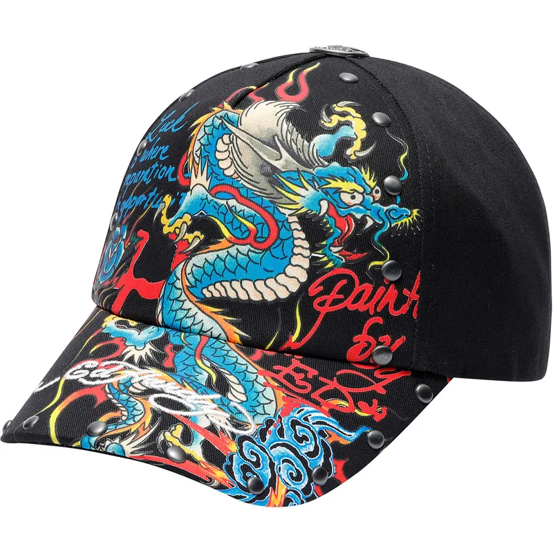 svart-justerbar-kurvad-keps-blue-dragon-fran-ed-hardy