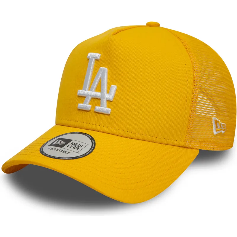sapkak-ivelt-sarga-snapback-9forty-a-frame-league-essential-los-angeles-dodgers-mlb-new-era