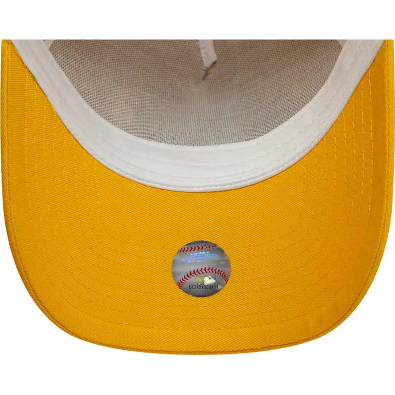 sapkak-ivelt-sarga-snapback-9forty-a-frame-league-essential-los-angeles-dodgers-mlb-new-era
