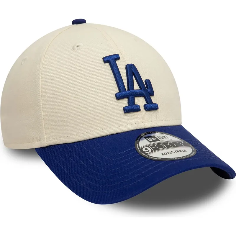 sapkak-ivelt-bezs-allithato-9forty-colour-block-los-angeles-dodgers-mlb-new-era