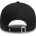 schwarze-verstellbare-curved-cap-mit-schwarzem-logo-9forty-icon-der-new-york-yankees-mlb-snake-von-new-era