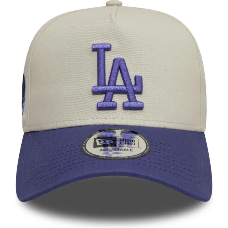 sapkak-ivelt-lila-snapback-9forty-a-frame-world-series-patch-los-angeles-dodgers-mlb-new-era