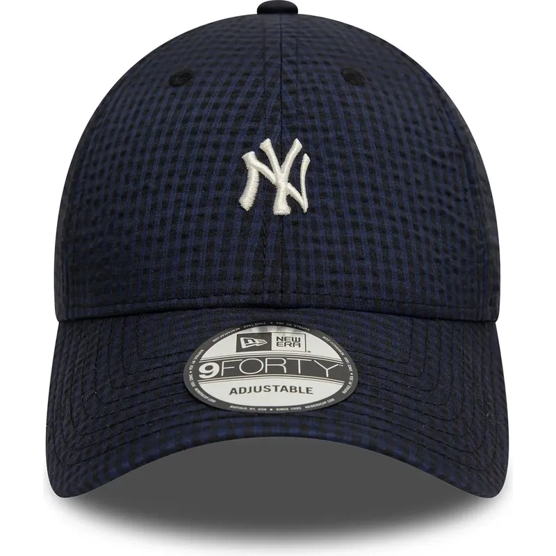 marinbla-bojd-justerbar-keps-9forty-seersucker-fran-new-york-yankees-mlb-av-new-era