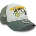 grune-trucker-kappe-9forty-a-frame-fruit-graphic-der-st-louis-cardinals-mlb-von-new-era